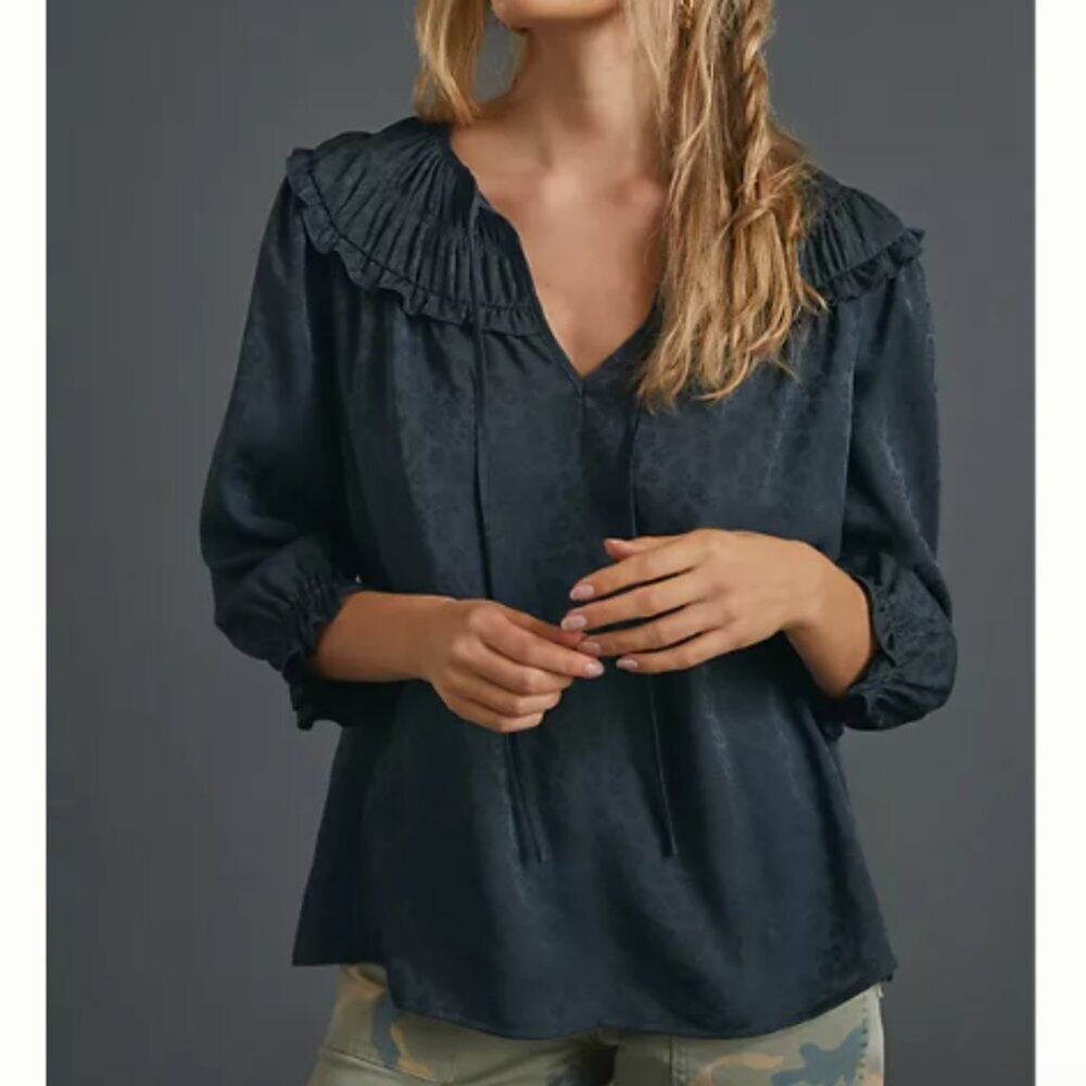 Anthropologie Current Air Southwark Blouse